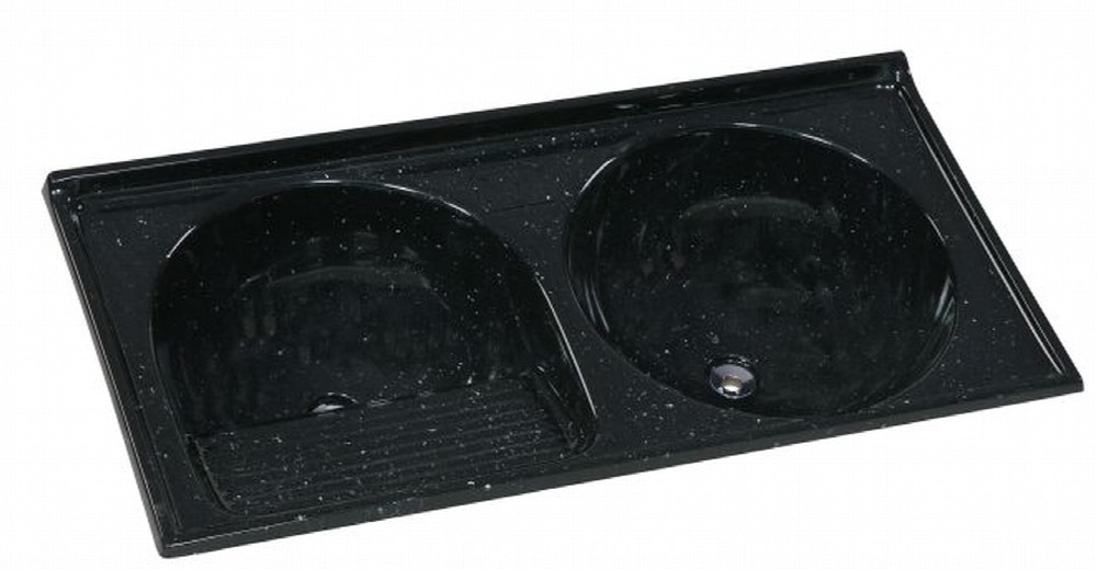 Ajr Tanque 2 Cubas Marmo Fibra Pedra Petra 110 x 55